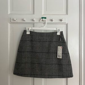 UNIQLO Mini Skirt Wool Blend